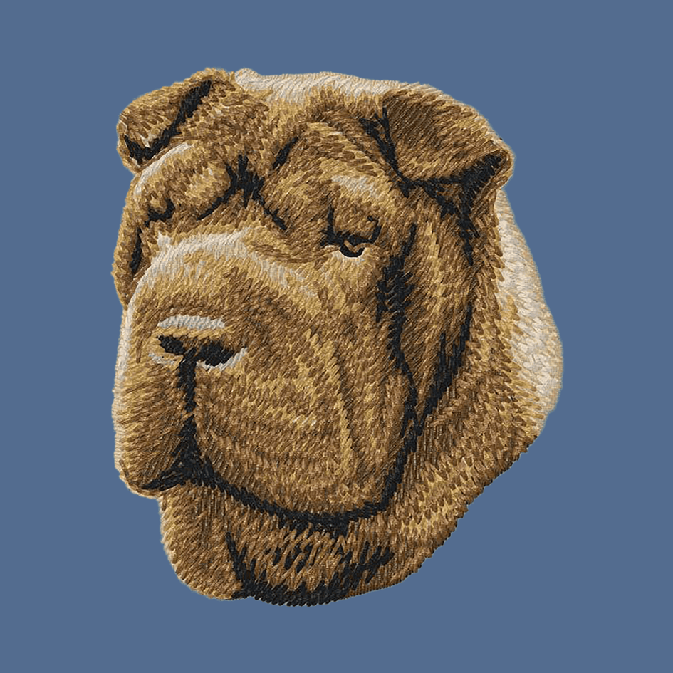 Chinese Shar-pei Embroidered Baseball Cap