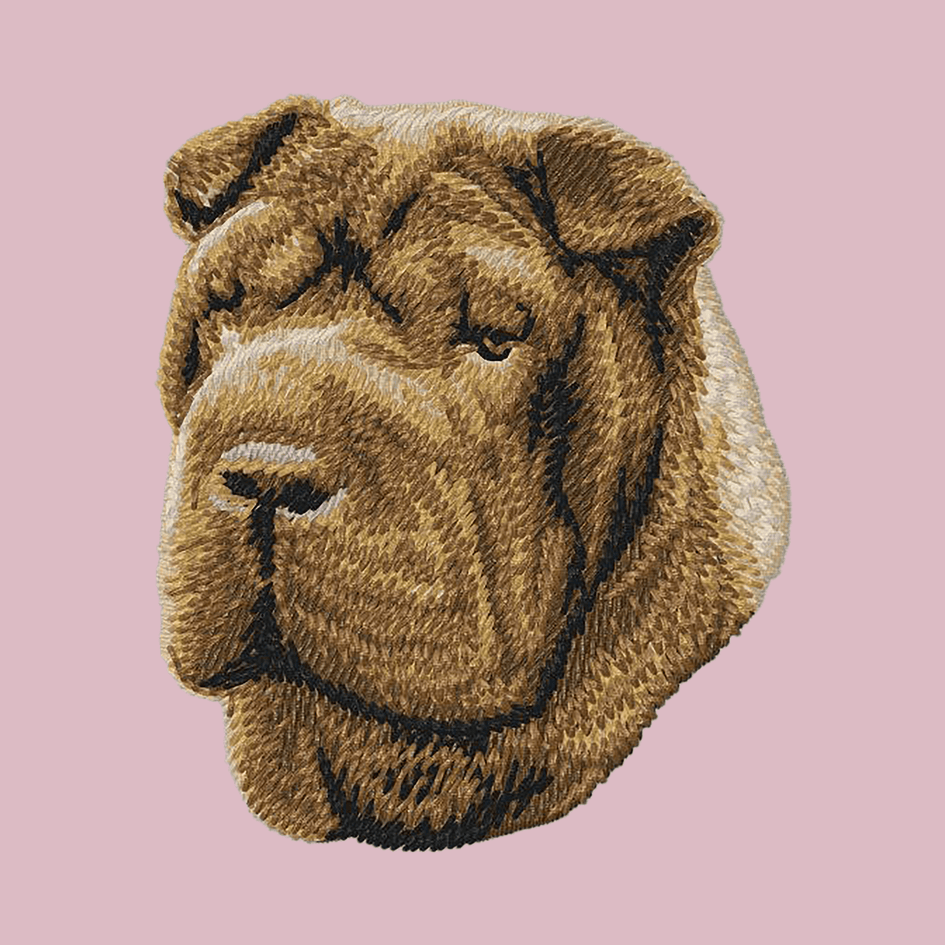 Chinese Shar-pei Embroidered Baseball Cap