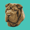 Chinese Shar-pei Embroidered Baseball Cap