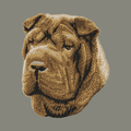 Chinese Shar-pei Embroidered Baseball Cap