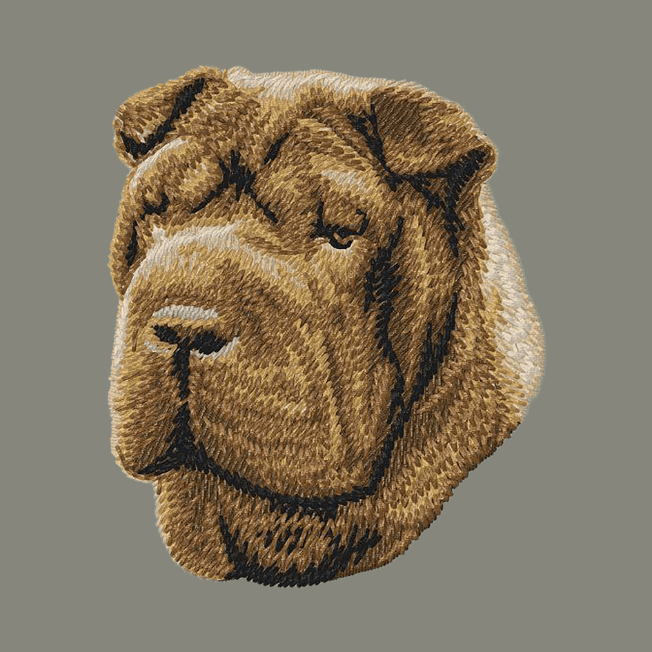 Chinese Shar-pei Embroidered Baseball Cap
