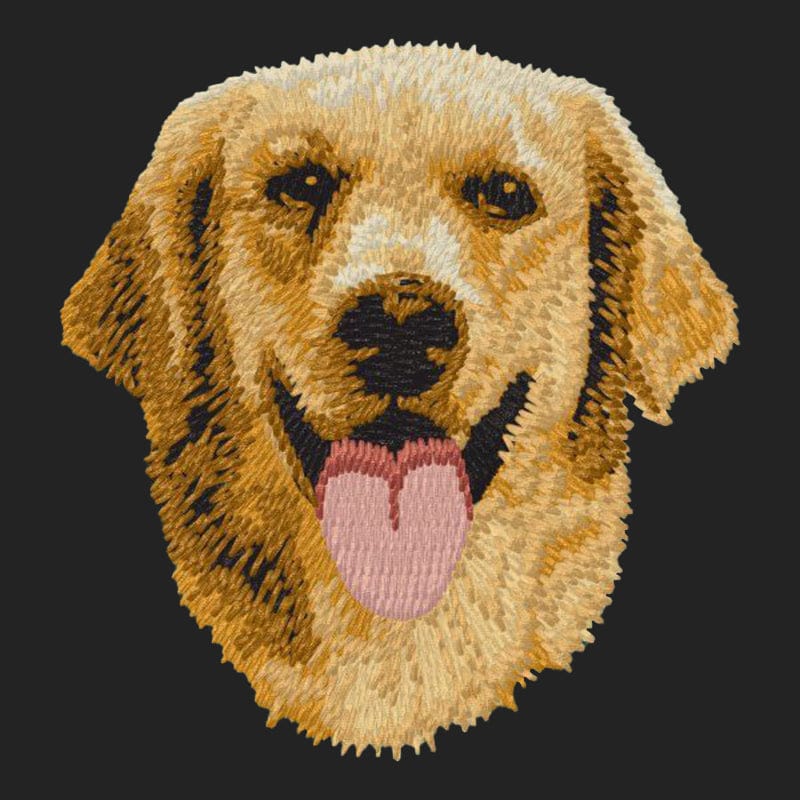 Golden Retriever Embroidered Sweatshirt Hoodie