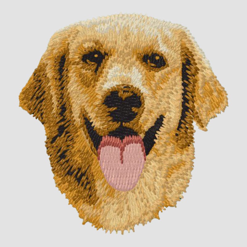 Golden Retriever Embroidered Sweatshirt Hoodie