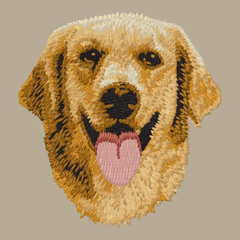 Golden Retriever Embroidered Crossbody Bag