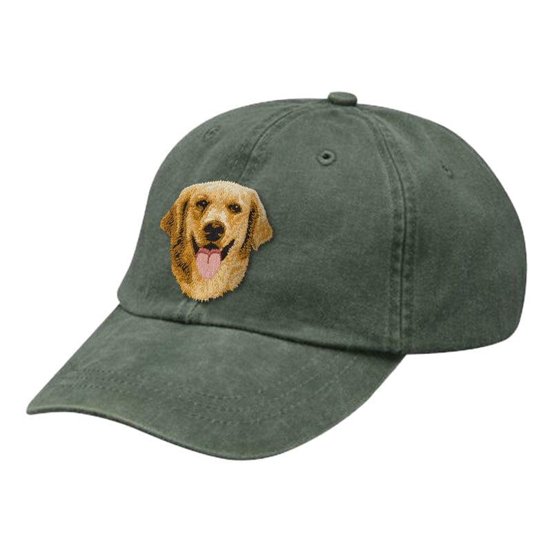 Golden Retriever Embroidered Baseball Cap
