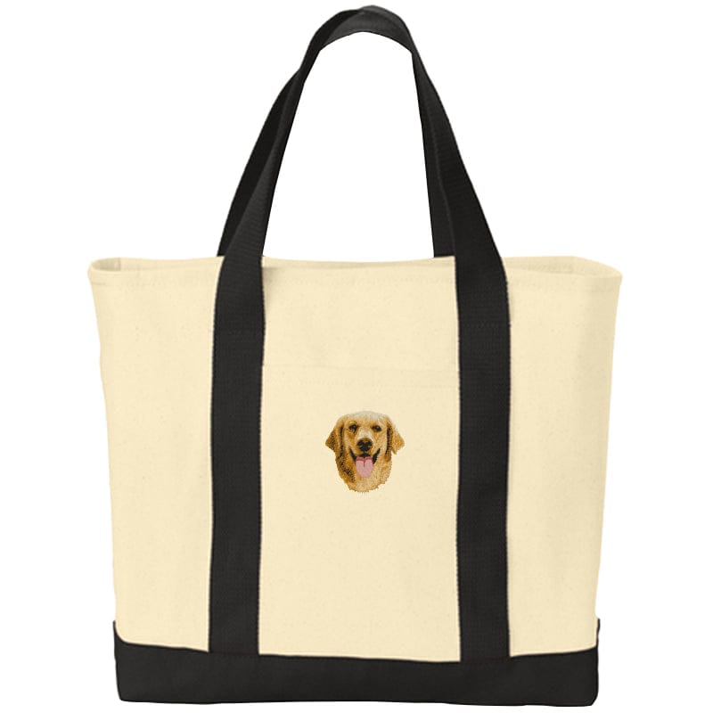 Golden Retriever Embroidered Tote