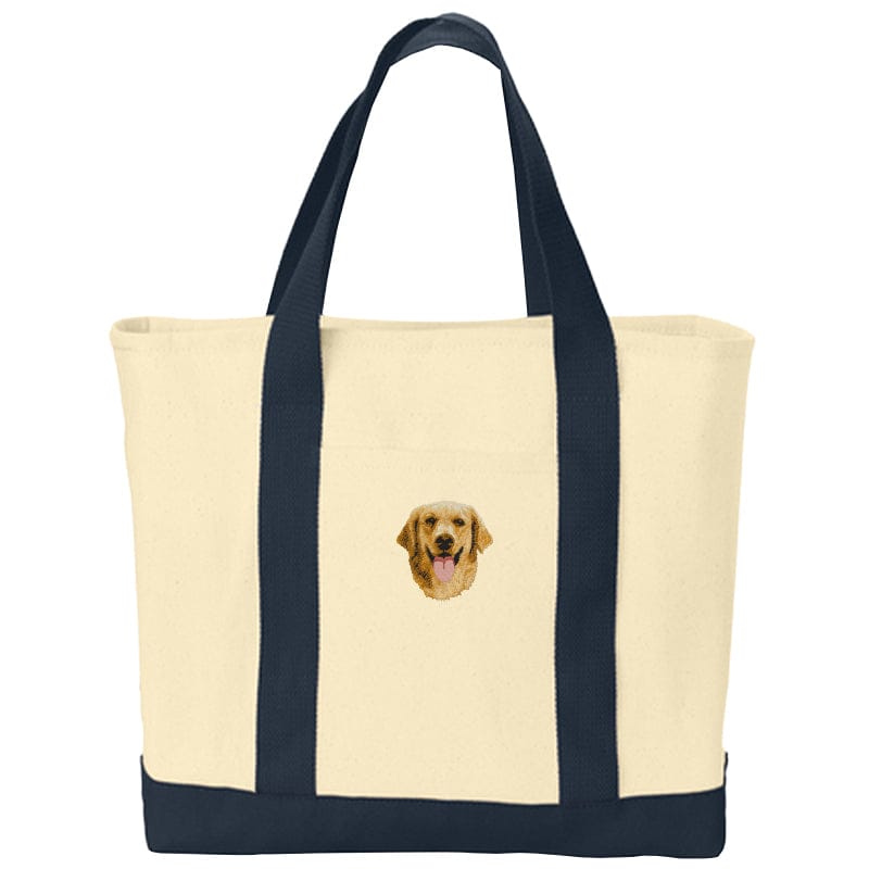 Golden Retriever Embroidered Tote