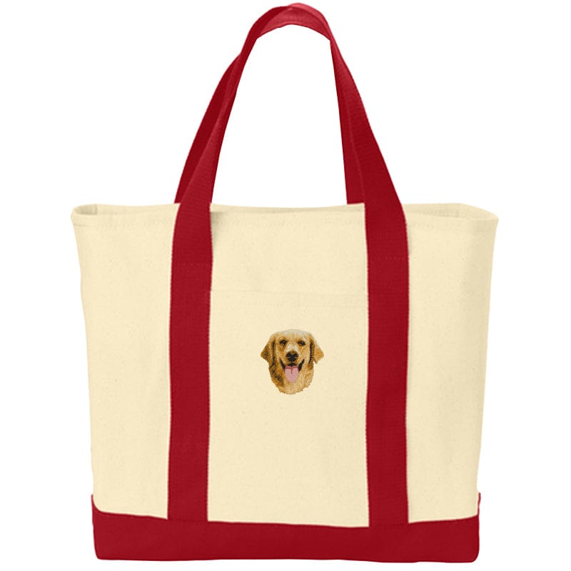 Golden Retriever Embroidered Tote