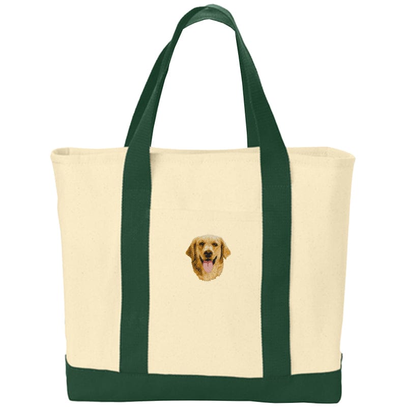 Golden Retriever Embroidered Tote