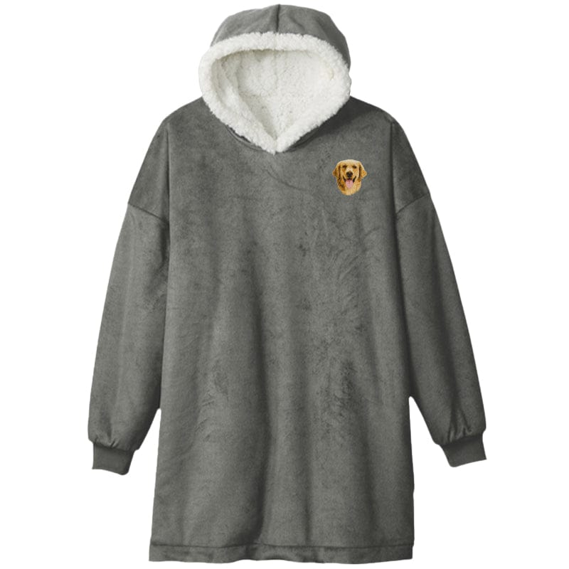 Golden Retriever Embroidered Wearable Blanket