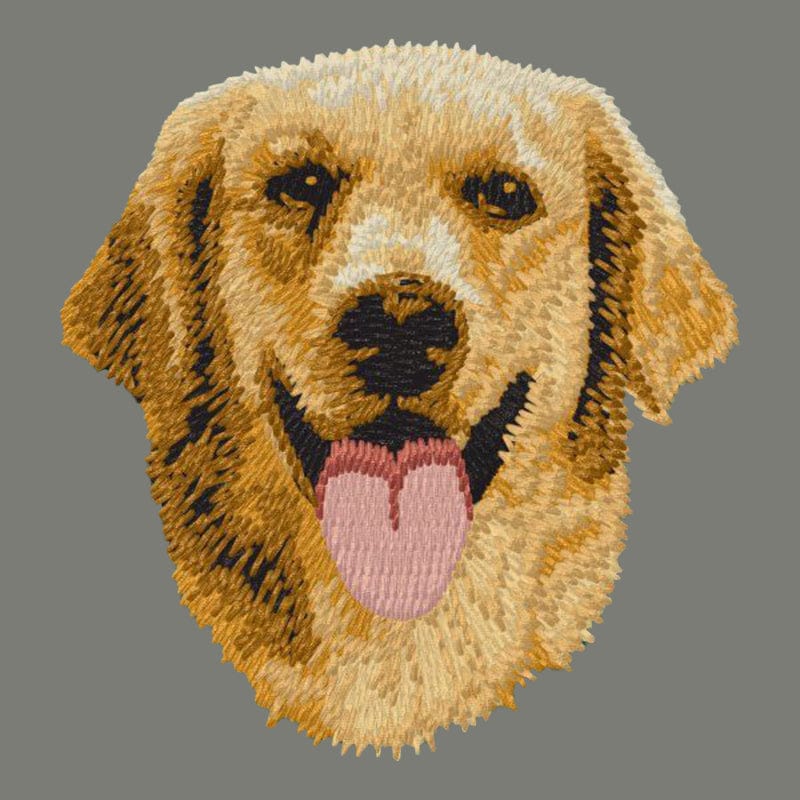Golden Retriever Embroidered Wearable Blanket