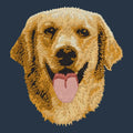Golden Retriever Embroidered Wearable Blanket