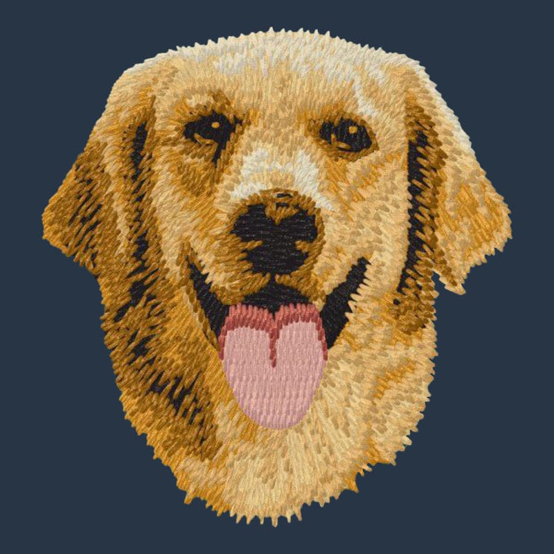 Golden Retriever Embroidered Wearable Blanket