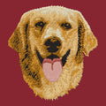 Golden Retriever Embroidered Wearable Blanket
