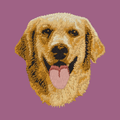 Golden Retriever Embroidered Classic Long Sleeve Shirt