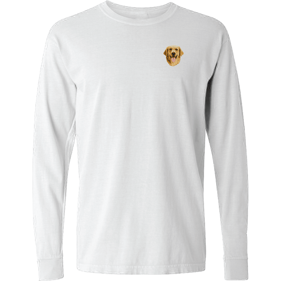 Golden Retriever Embroidered Classic Long Sleeve Shirt