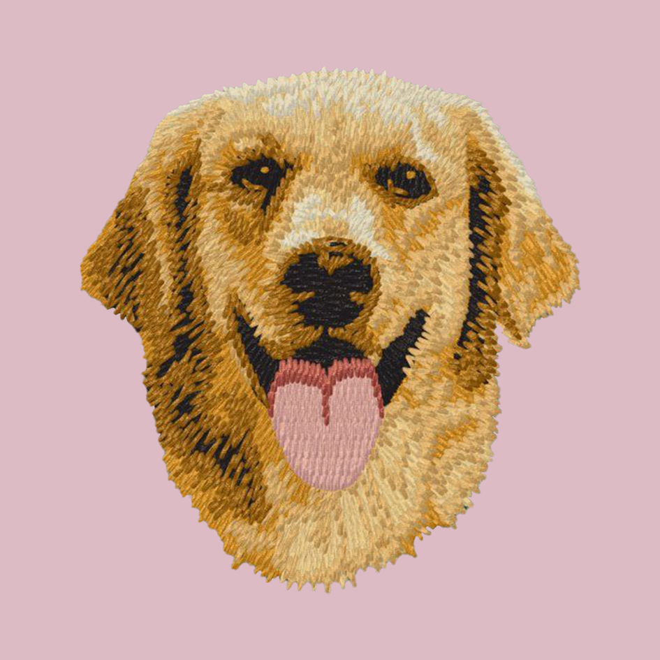 Golden Retriever Embroidered Baseball Cap