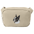 Boston Terrier Embroidered Crossbody Bag