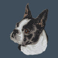 Boston Terrier Embroidered Baseball Cap