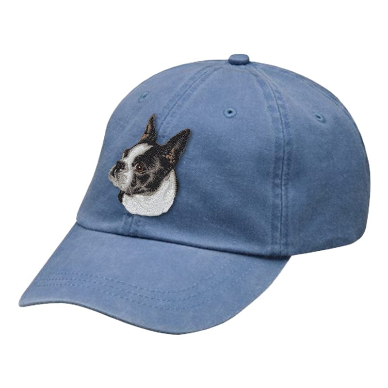 Boston Terrier Embroidered Baseball Cap