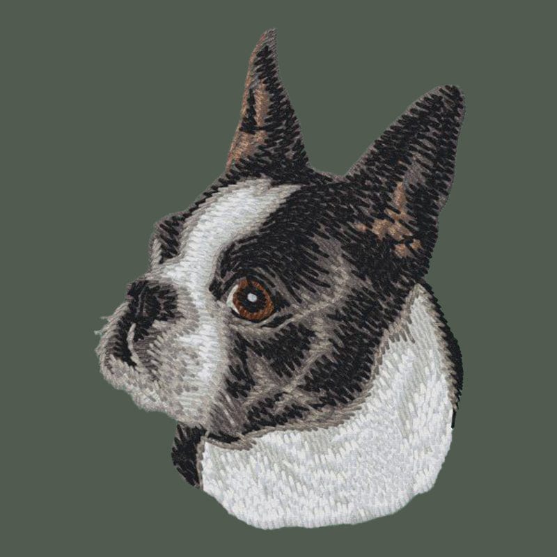 Boston Terrier Embroidered Baseball Cap
