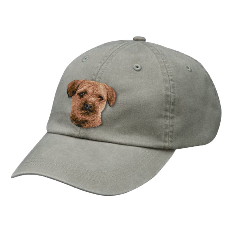 Border Terrier Embroidered Baseball Cap