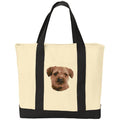 Border Terrier Embroidered Tote