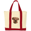 Border Terrier Embroidered Tote