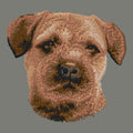 Border Terrier Embroidered Wearable Blanket