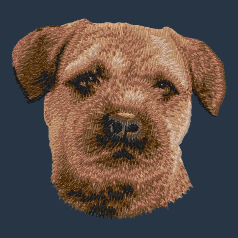 Border Terrier Embroidered Wearable Blanket