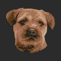 Border Terrier Embroidered Classic Long Sleeve Shirt
