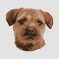 Border Terrier Embroidered Classic Long Sleeve Shirt