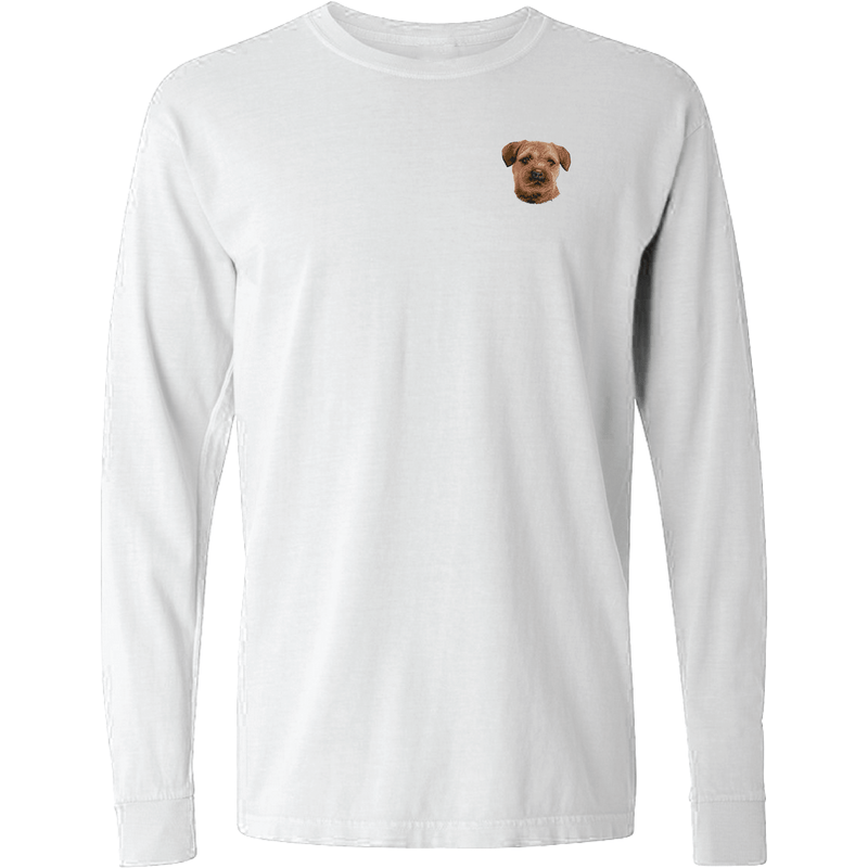 Border Terrier Embroidered Classic Long Sleeve Shirt