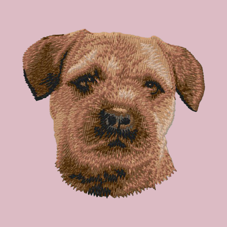 Border Terrier Embroidered Baseball Cap