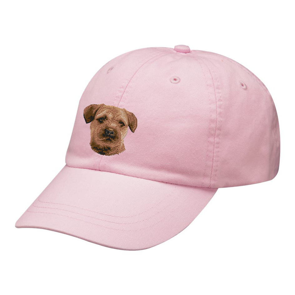 Border Terrier Embroidered Baseball Cap