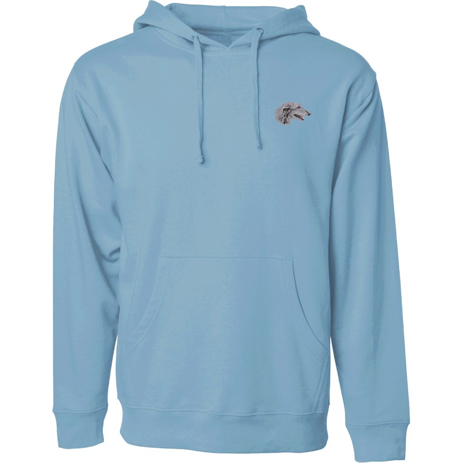 Scottish Deerhound Embroidered Sweatshirt Hoodie