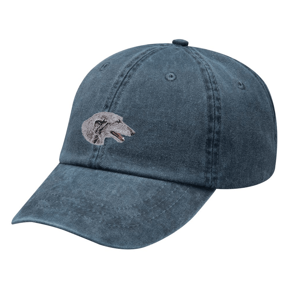 Scottish Deerhound Embroidered Baseball Cap