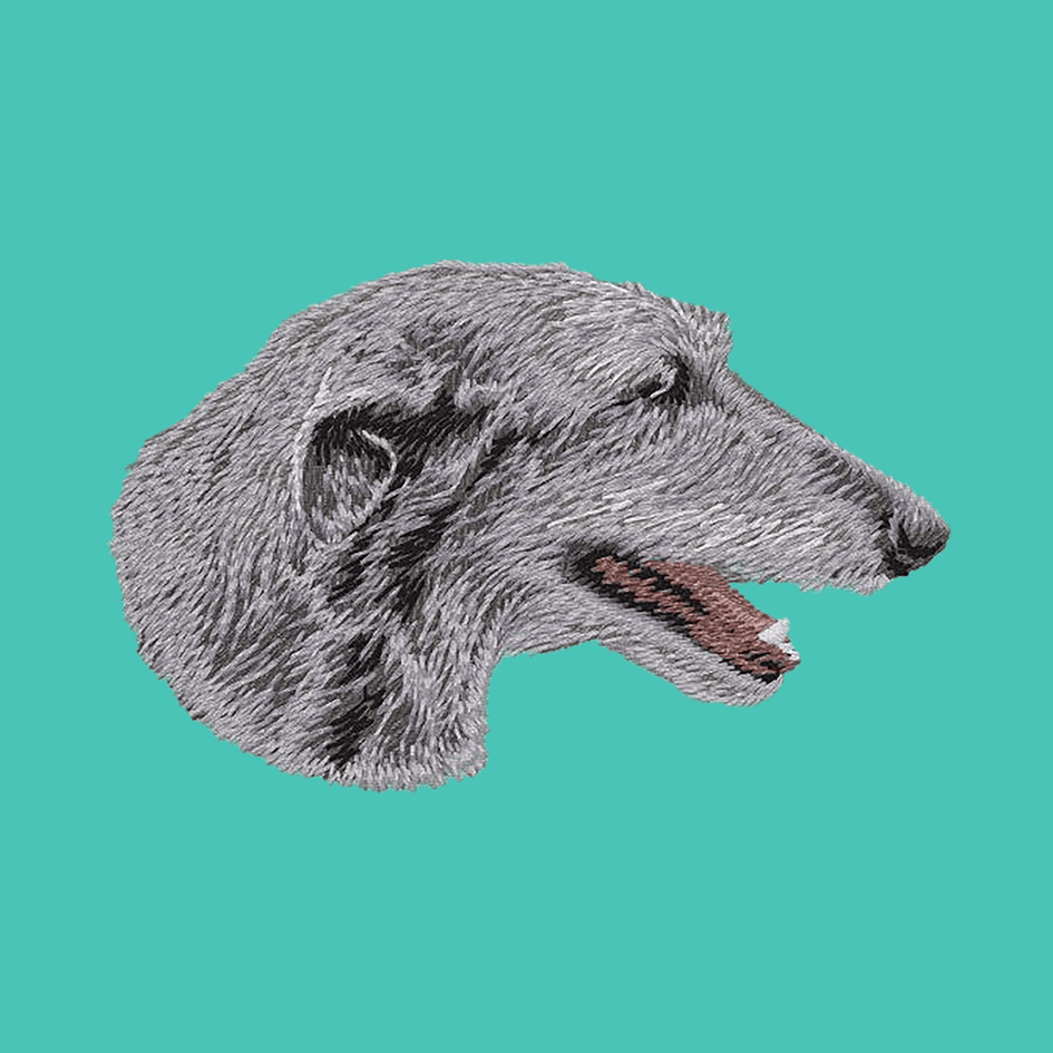 Scottish Deerhound Embroidered Baseball Cap