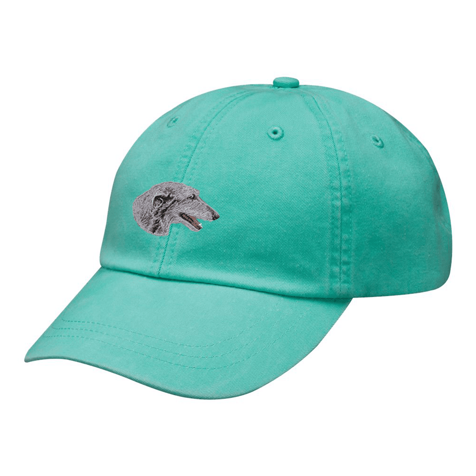 Scottish Deerhound Embroidered Baseball Cap