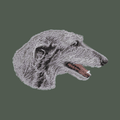 Scottish Deerhound Embroidered Baseball Cap