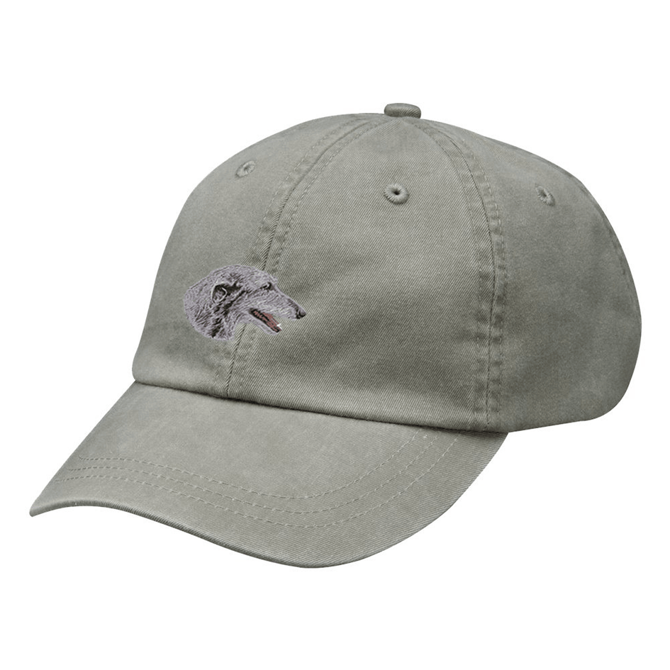 Scottish Deerhound Embroidered Baseball Cap