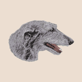Scottish Deerhound Embroidered Tote