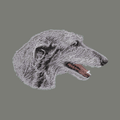 Scottish Deerhound Embroidered Wearable Blanket