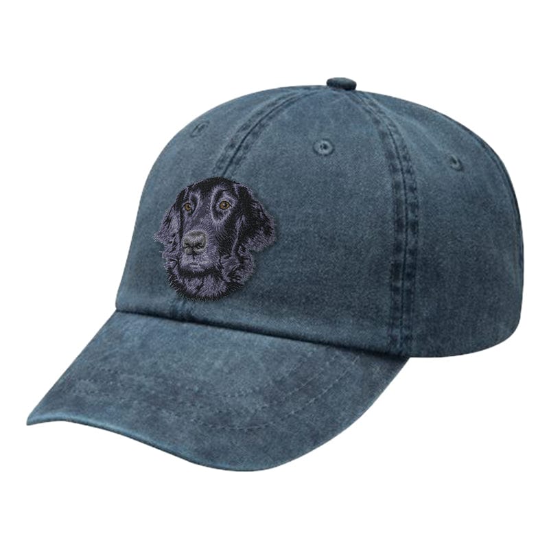 Flat-Coated Retriever Embroidered Baseball Cap