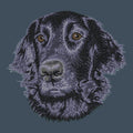 Flat-Coated Retriever Embroidered Baseball Cap