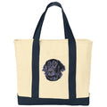 Flat-Coated Retriever Embroidered Tote