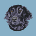 Flat-Coated Retriever Embroidered Classic Long Sleeve Shirt