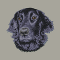 Flat-Coated Retriever Embroidered Classic Long Sleeve Shirt