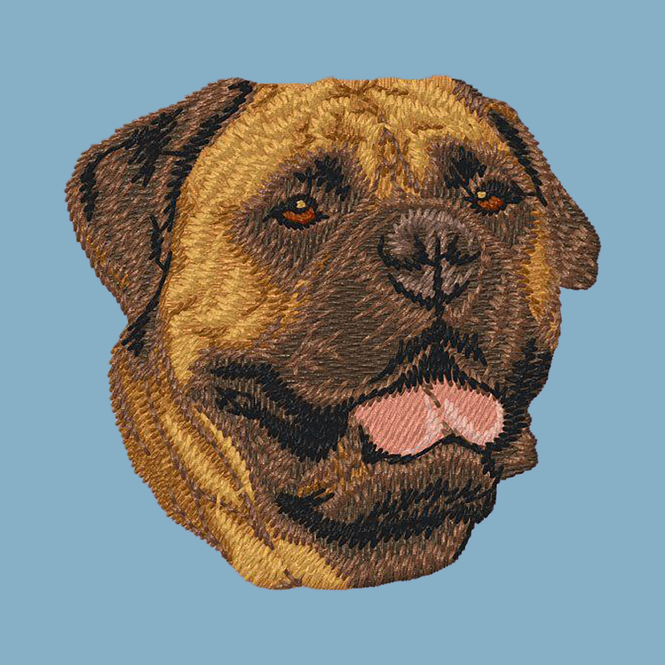 Bullmastiff Embroidered Classic Long Sleeve Shirt