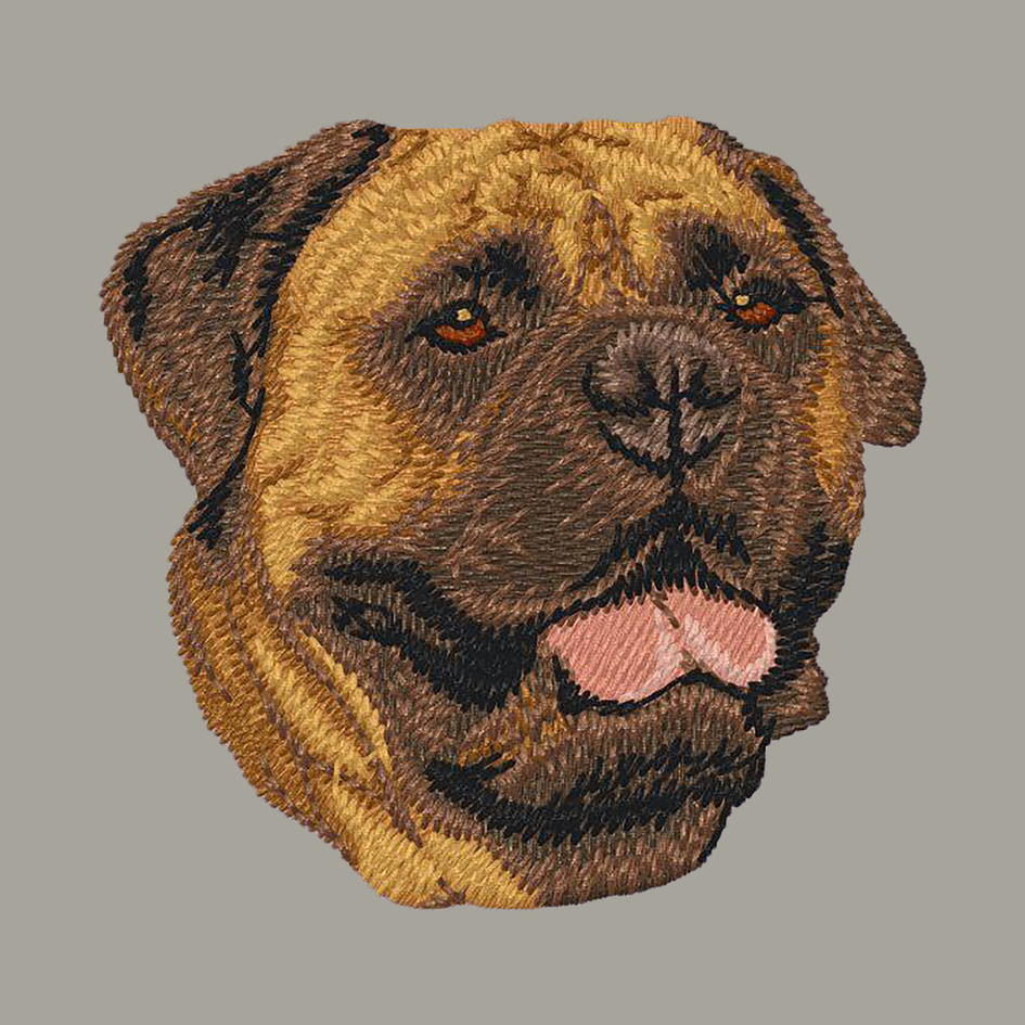 Bullmastiff Embroidered Classic Long Sleeve Shirt